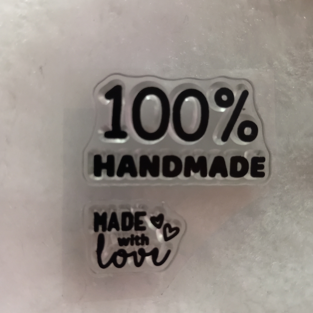 100% Handmade Design Stamps - Black